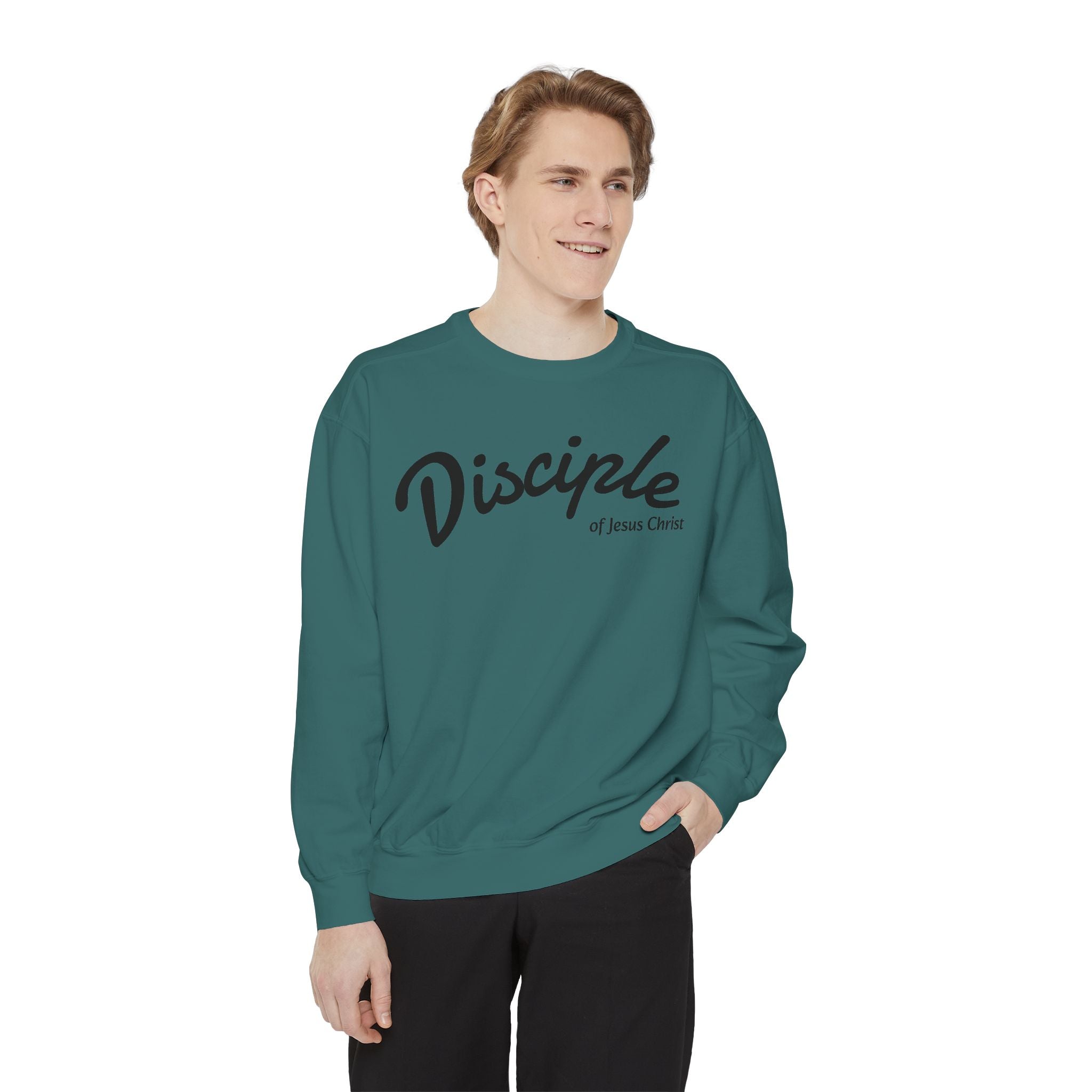 Disciple Sweatshirt – 'Disciple of Jesus Christ' Christian Crewneck