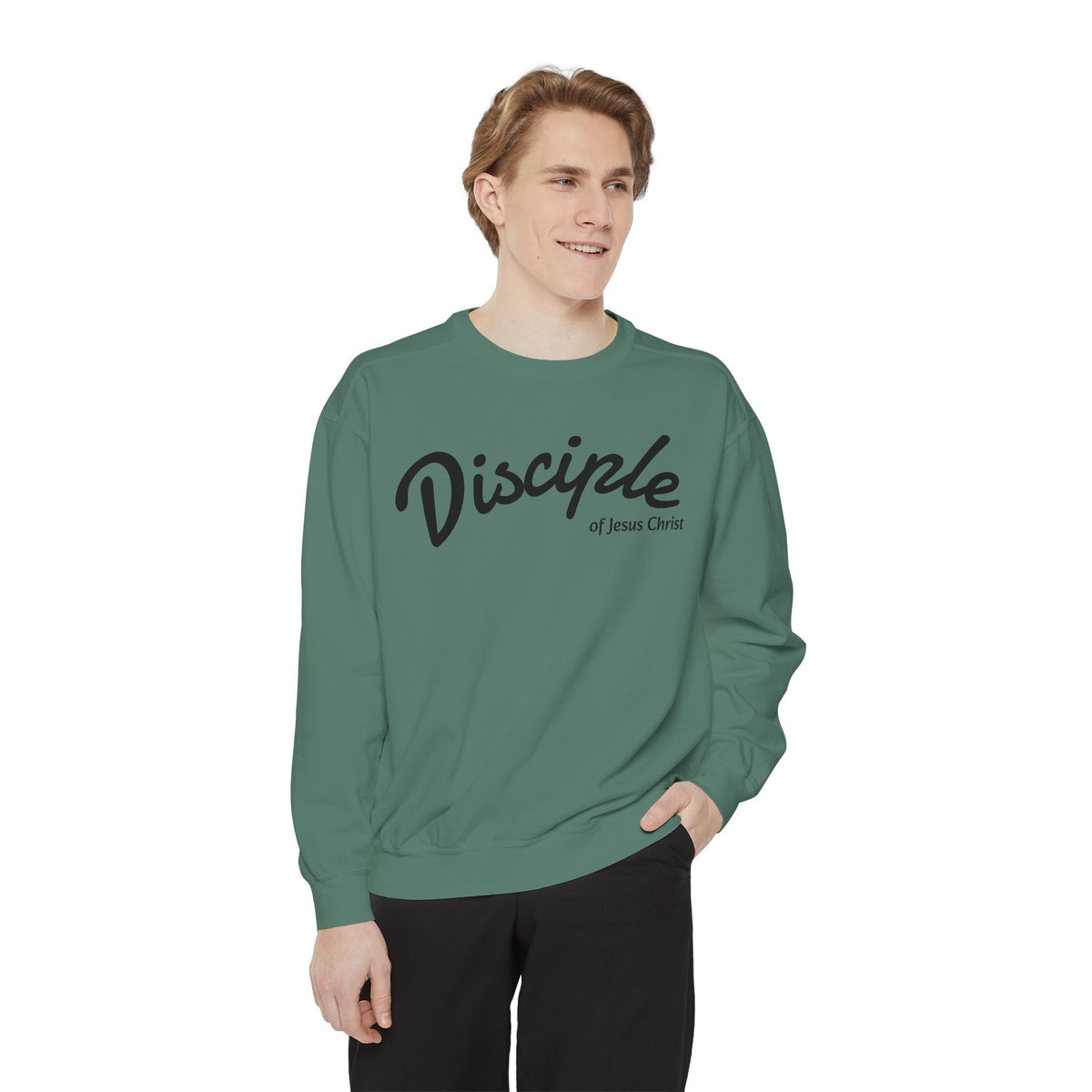Disciple Sweatshirt – 'Disciple of Jesus Christ' Christian Crewneck