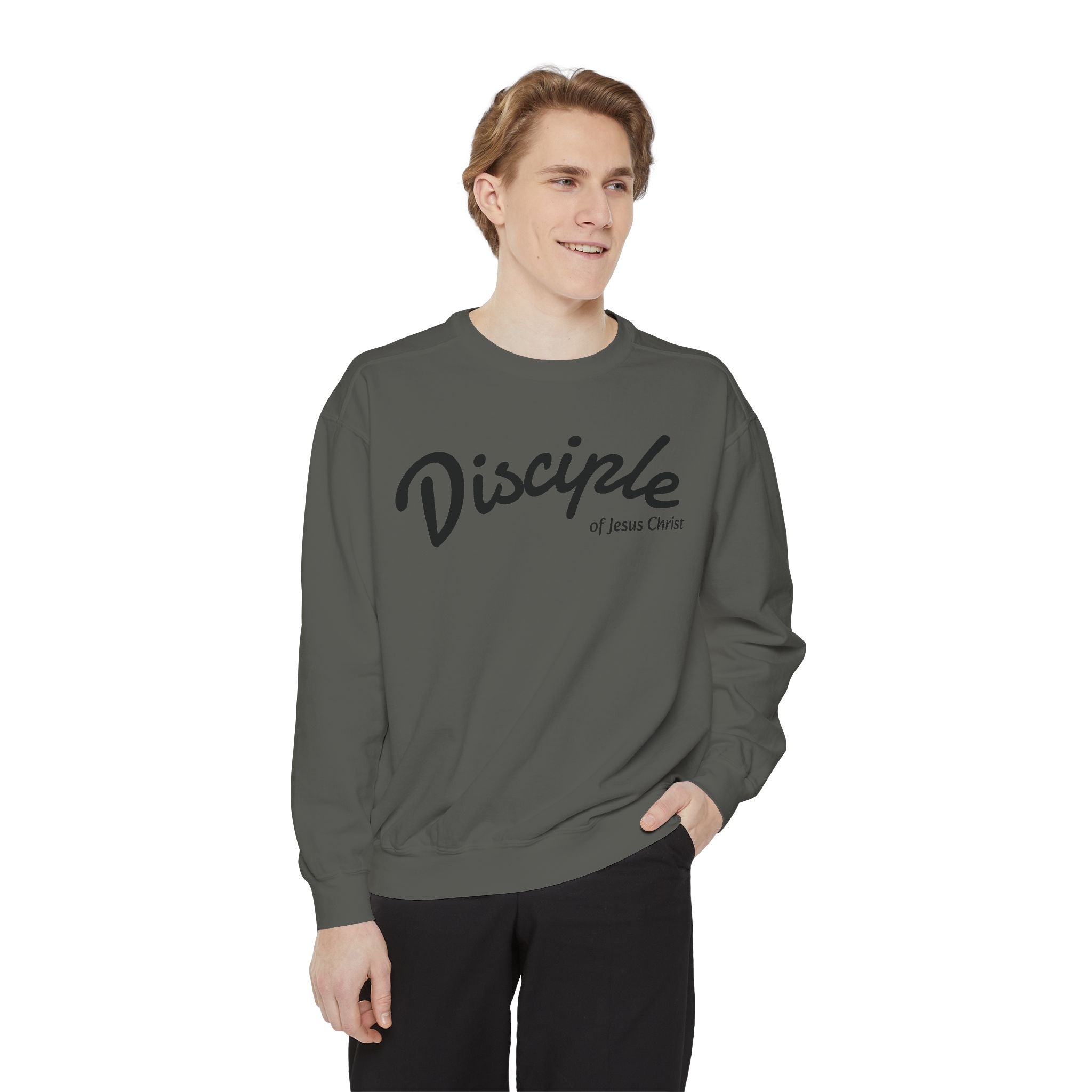 Disciple Sweatshirt – 'Disciple of Jesus Christ' Christian Crewneck